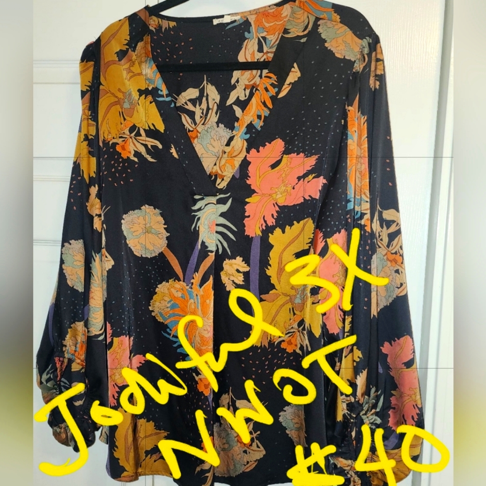 SOLD***Jodiful Tunic Blouse sz 3xl, Nw/oT
